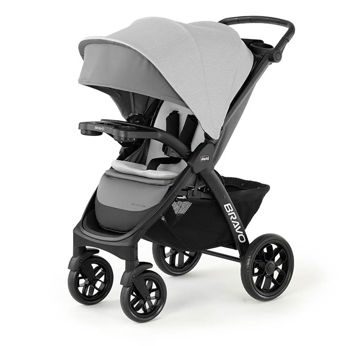Chicco Bravo LE Full Size Stroller in Driftwood
